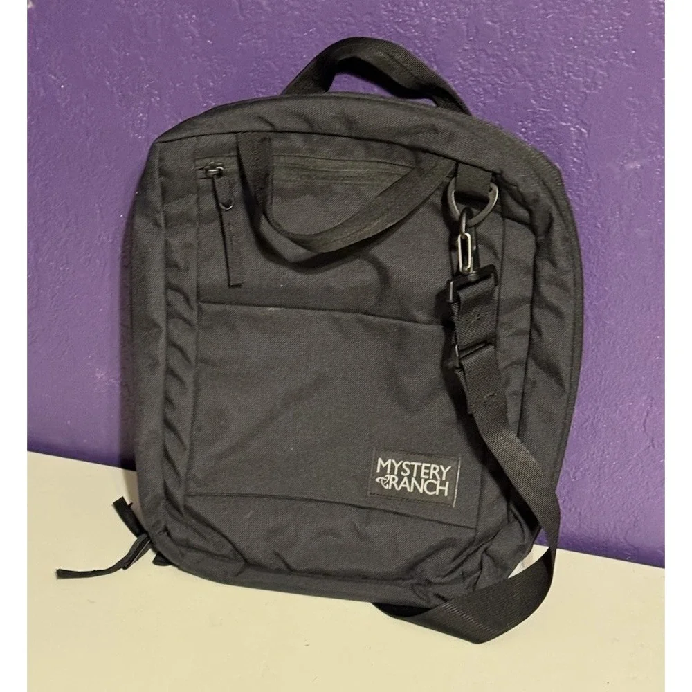 Mystery Ranch Dallas Briefcase 9L Backpack Black Carry On Vertical EDC